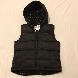 Old navy hooded insulated vest, NWT